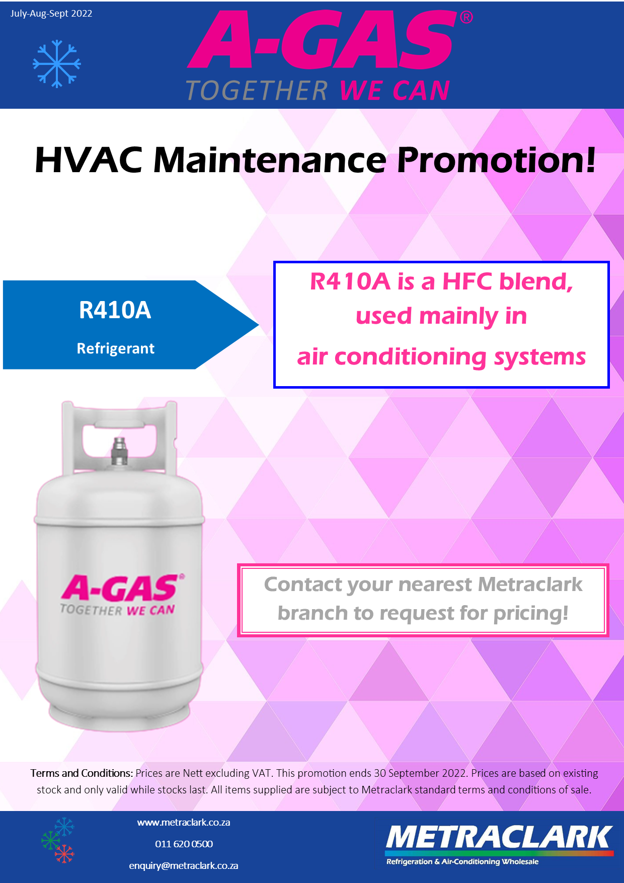 Looking for the R410A Refrigerant? Check out the latest promotion!